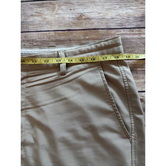 FootJoy Shorts Mens 36 Light Khaki 10" Golf Performance Stretch Wicking Flat - Picture 4 of 7